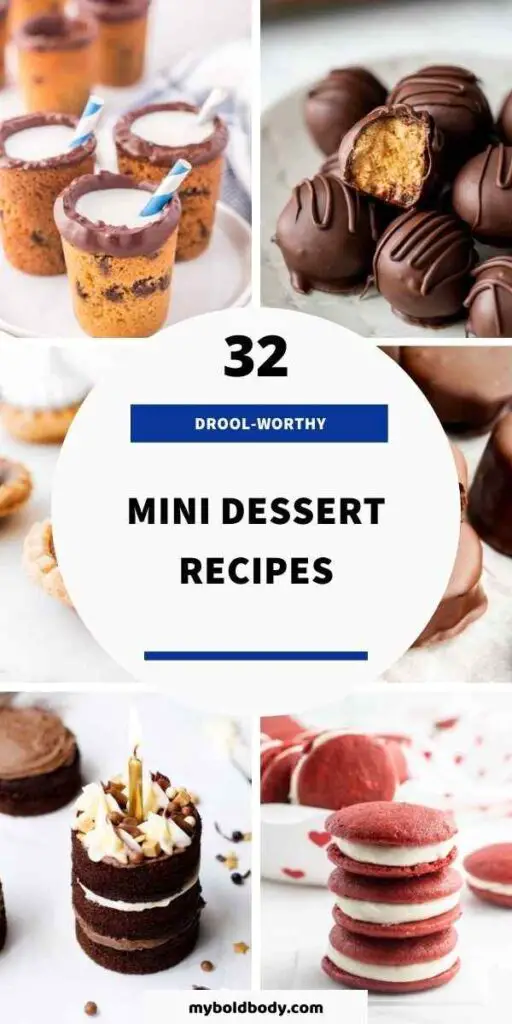 32 Amazing Mini Dessert Recipes pins