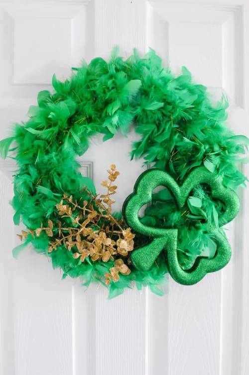DIY St. Patrick’s Day wreath