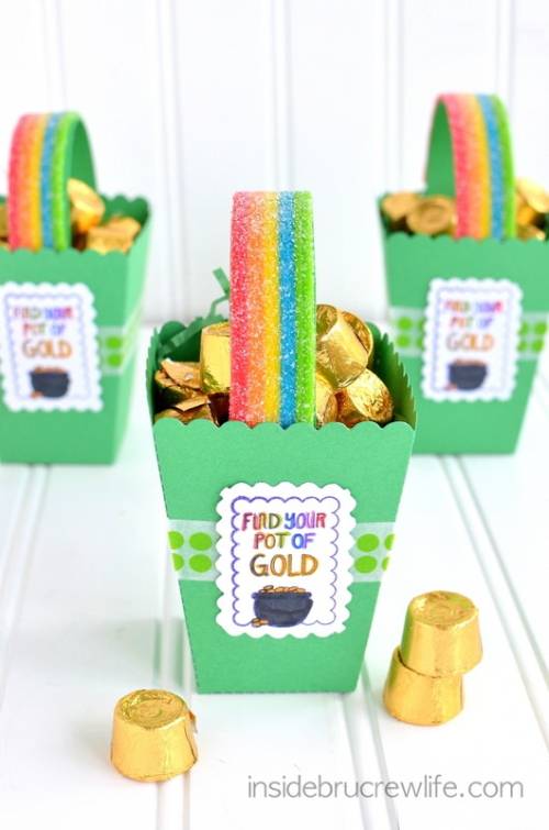 Rainbow and Gold St. Patrick's Day Boxes