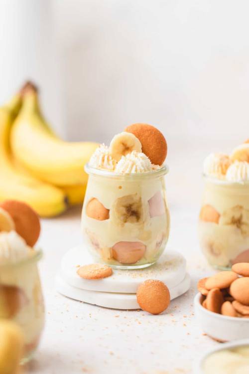 Homemade Banana Pudding Cups