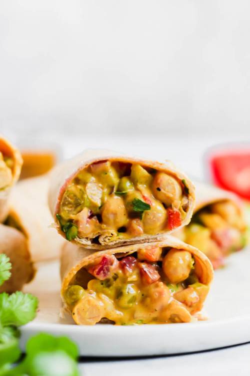 Curried Chickpea Wrap