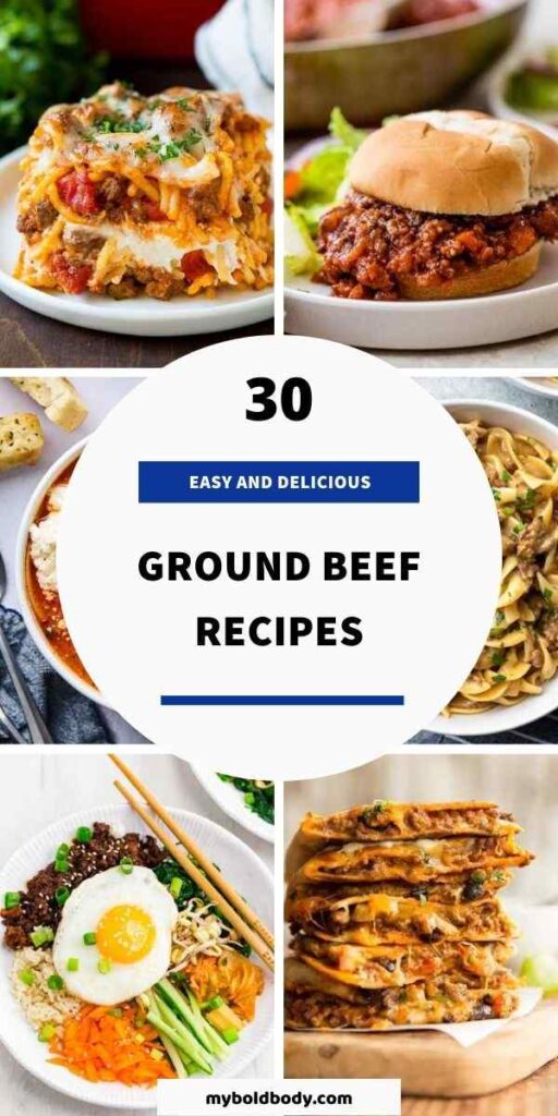 30 Super Simple Ground Beef Recipes pins