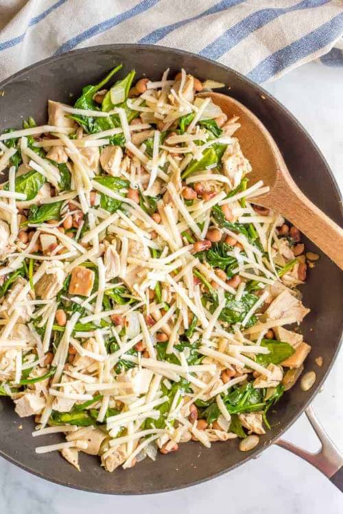 One-Pot Low-Carb Leftover Chicken