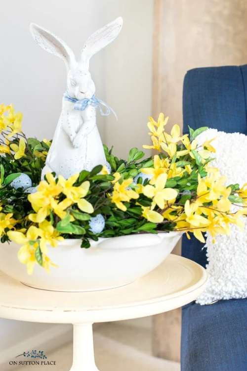 DIY Easter Bunny Nest