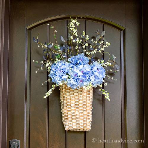 Floral Basket Wreath