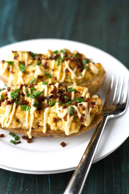 Protein-Packed Stuffed Baked Potatoes