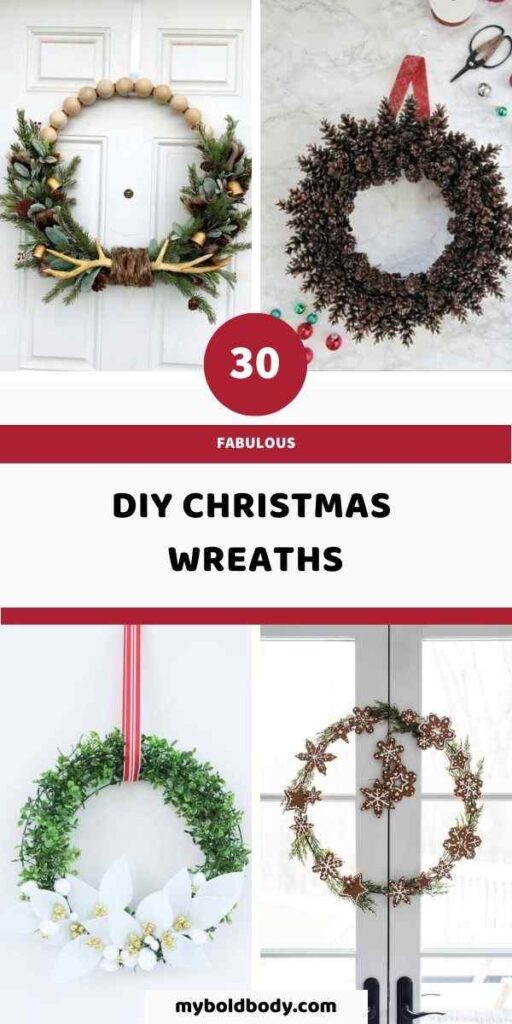 30+ Cute DIY Christmas Wreath Ideas pins