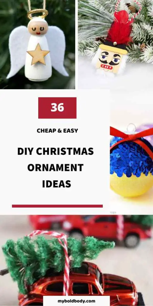 36 Fabulous DIY Christmas Ornaments pins