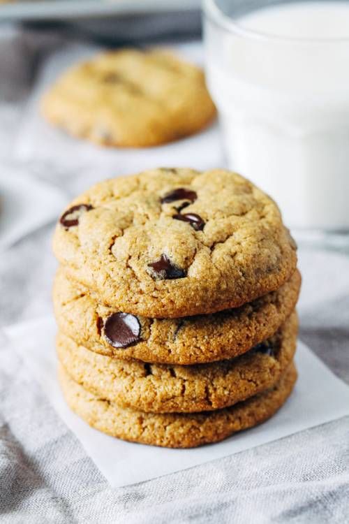 Vegan and Gluten-free Chocolate Chip Cookies