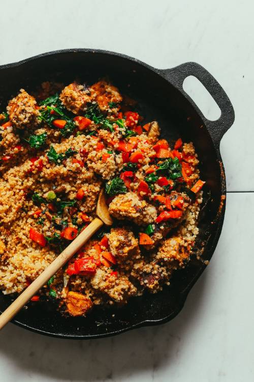 30-Minute Tempeh Quinoa Stir-Fry