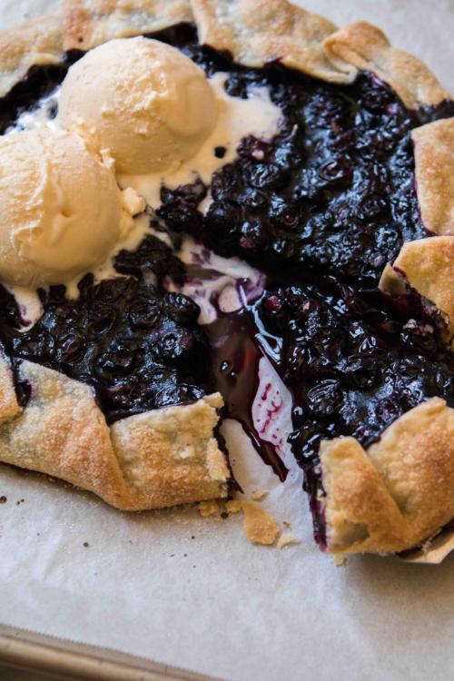 The Easiest Blueberry Galette
