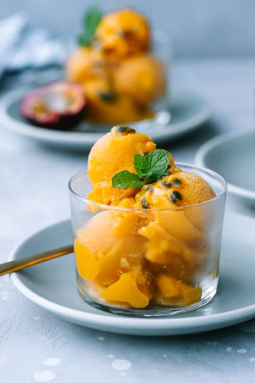 Mango Passion Fruit Sorbet