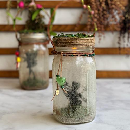 Mason Jar Fairy Lantern DIY