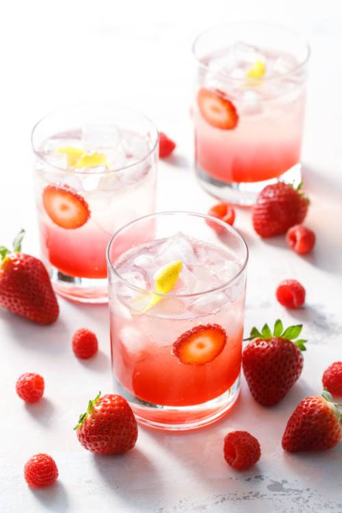 Fruit & Vinegar Shrub Mocktails