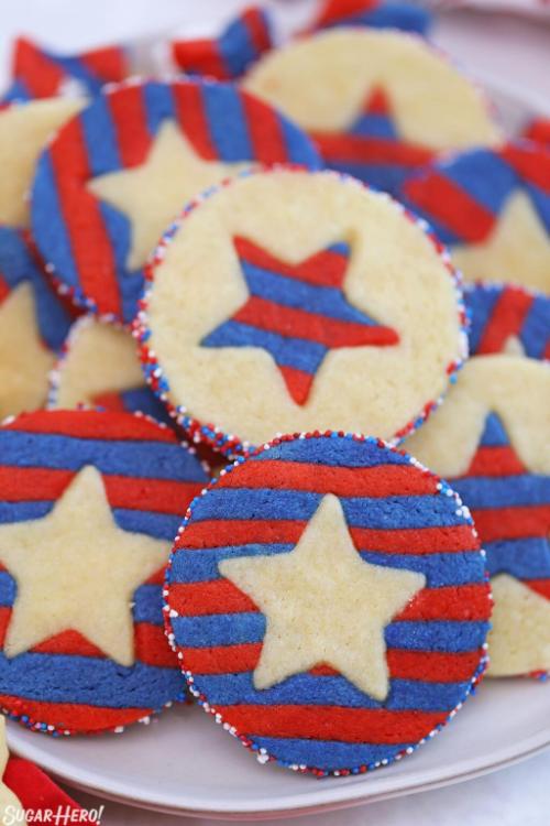 Stars And Stripes Sugar Cookies 