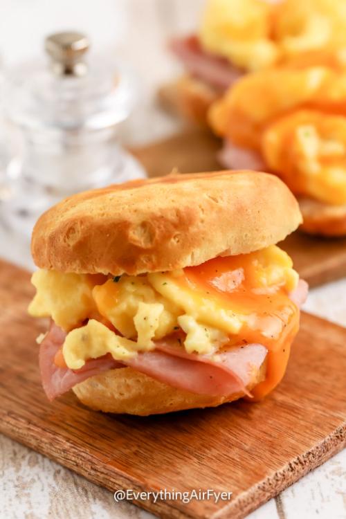 Air Fryer Breakfast Sandwich