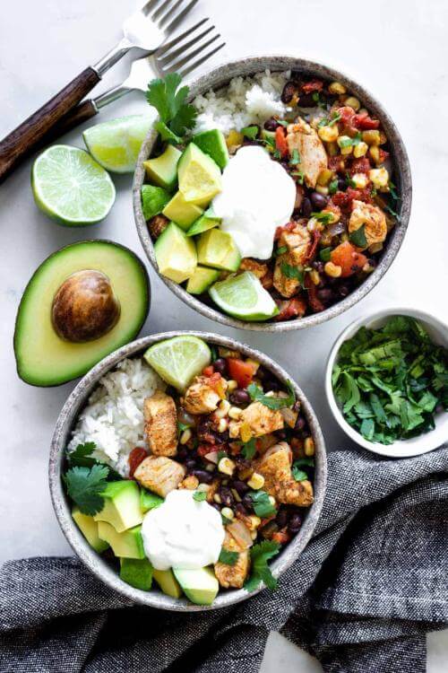 Simple 20-Minute Southwest Chicken Rice Bowl