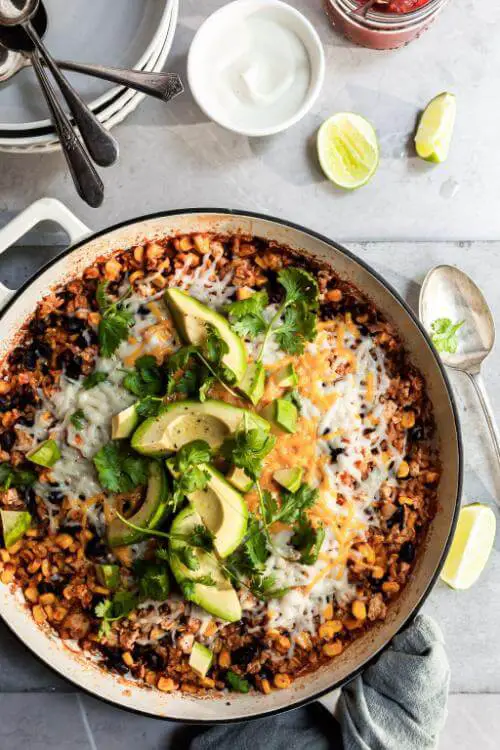 Easy Vegan Mexican Rice Casserole
