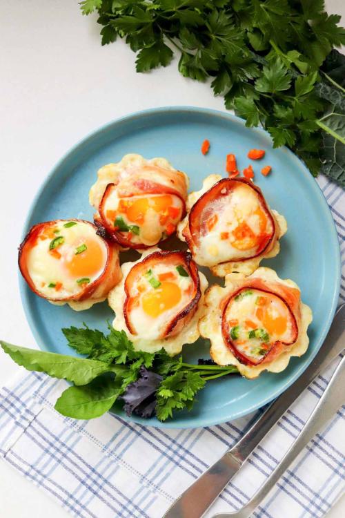 Air Fryer Bacon And Egg Cups