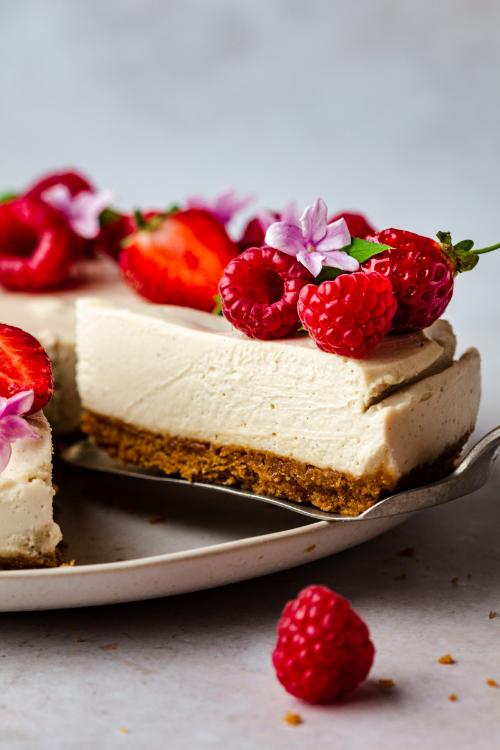 Perfect No-Bake Vegan Cheesecake