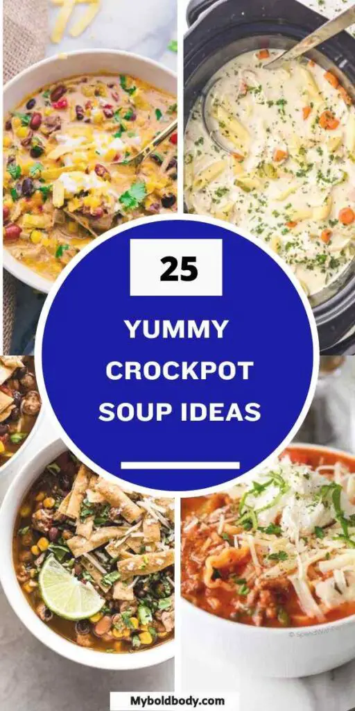 25 Delicious Crockpot Soups pins 2