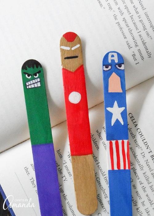 Avengers Bookmarks Craft