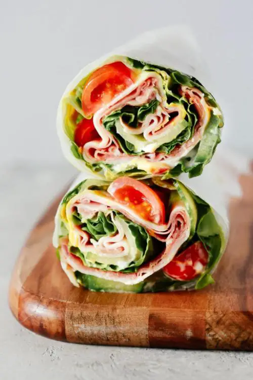 Low-Carb Lettuce Wrap Sandwich