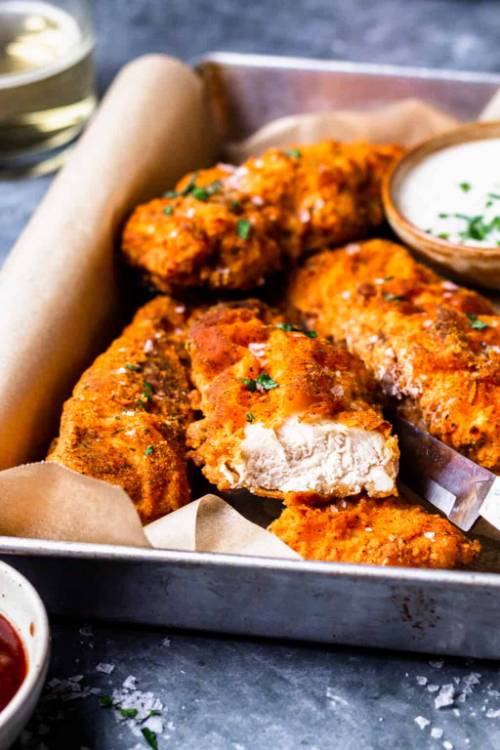 Oven-Baked Fried Chicken Breast