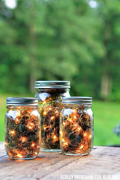 Mason Jar Firefly Lanterns