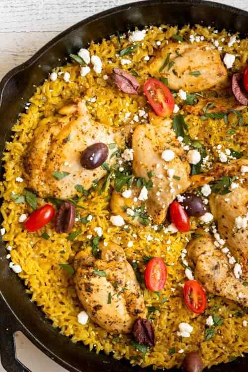 Mediterranean Chicken and Rice