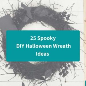 25 Spooky DIY Halloween Wreath Ideas