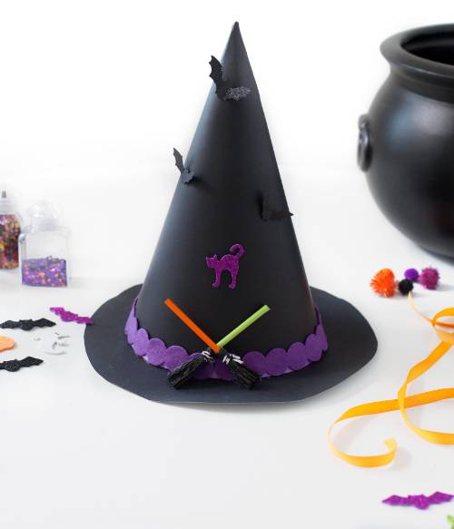 Witch Hat Halloween Kids Craft