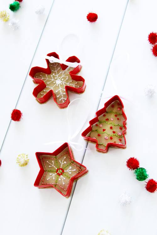 Easy Cookie Cutter Ornaments