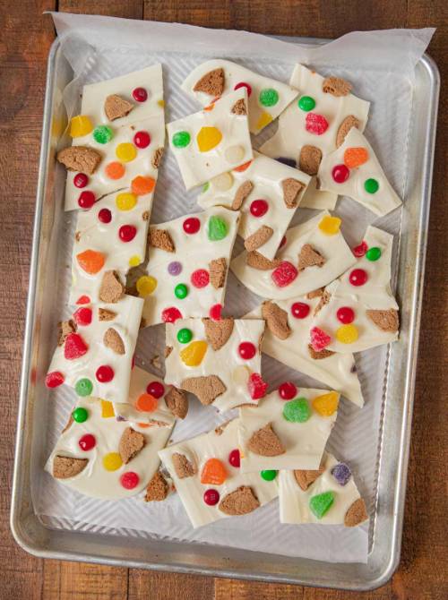 Gingerbread House Candy Bark