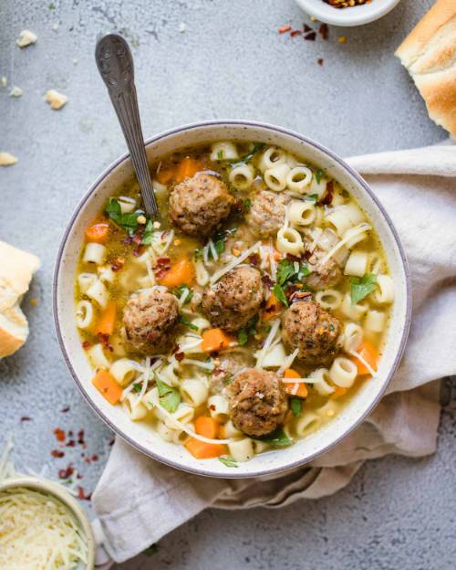 Instant Pot Chicken (or Beef) Meatball Soup