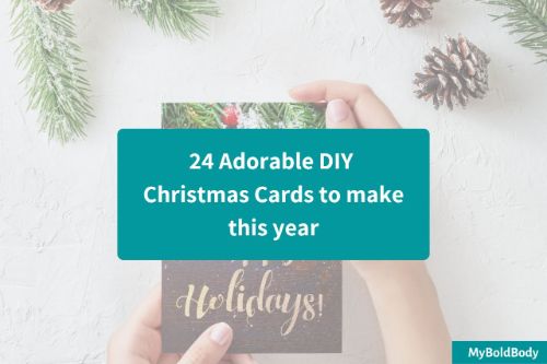24 Adorable DIY Christmas Cards to make this year