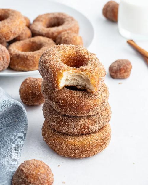 Cinnamon Sugar Biscuit Donuts