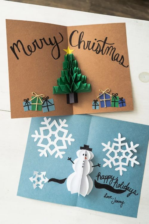 DIY Pop Up Christmas Cards