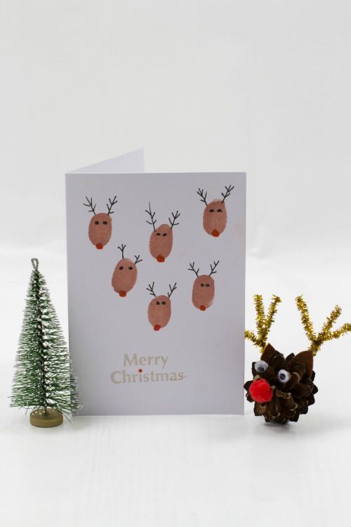 Fingerprint Christmas Cards