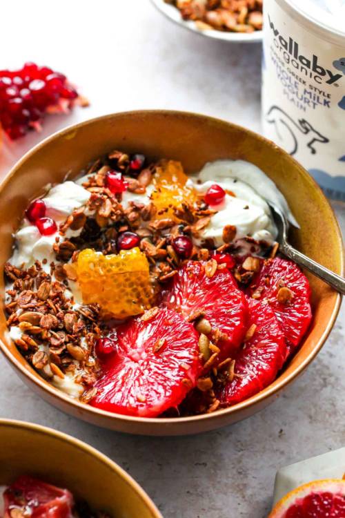 Protein Granola Breakfast Bowls