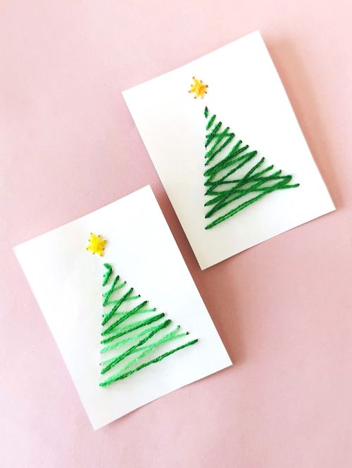 Stitched Christmas Cards