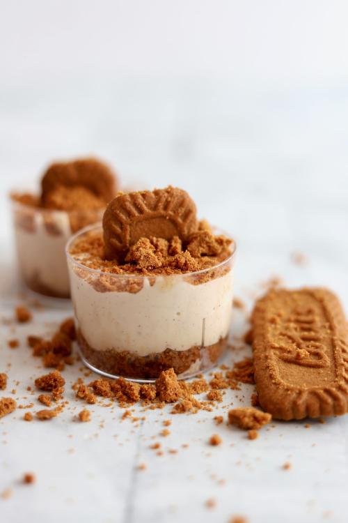 Biscoff Spice No-Bake Cheesecake Cups