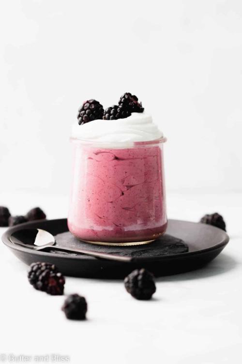 Dairy Free Blackberry Mousse