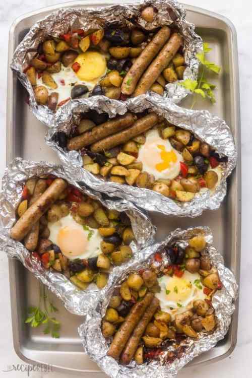 Breakfast Foil Packets