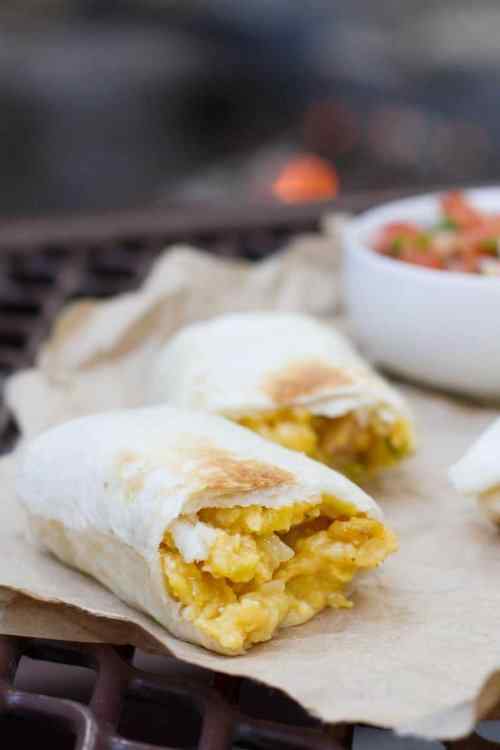 Camping Breakfast Burritos