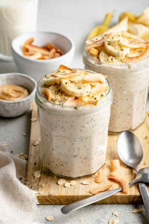 Coconut Banana Overnight Oats