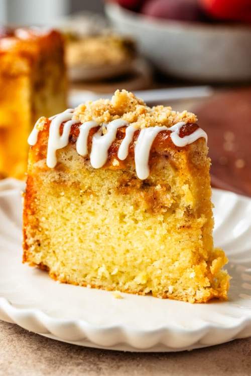 Peach Cobbler Pound Cake